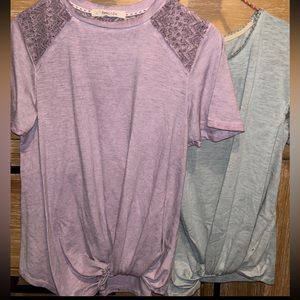 Bundle two tie shirts